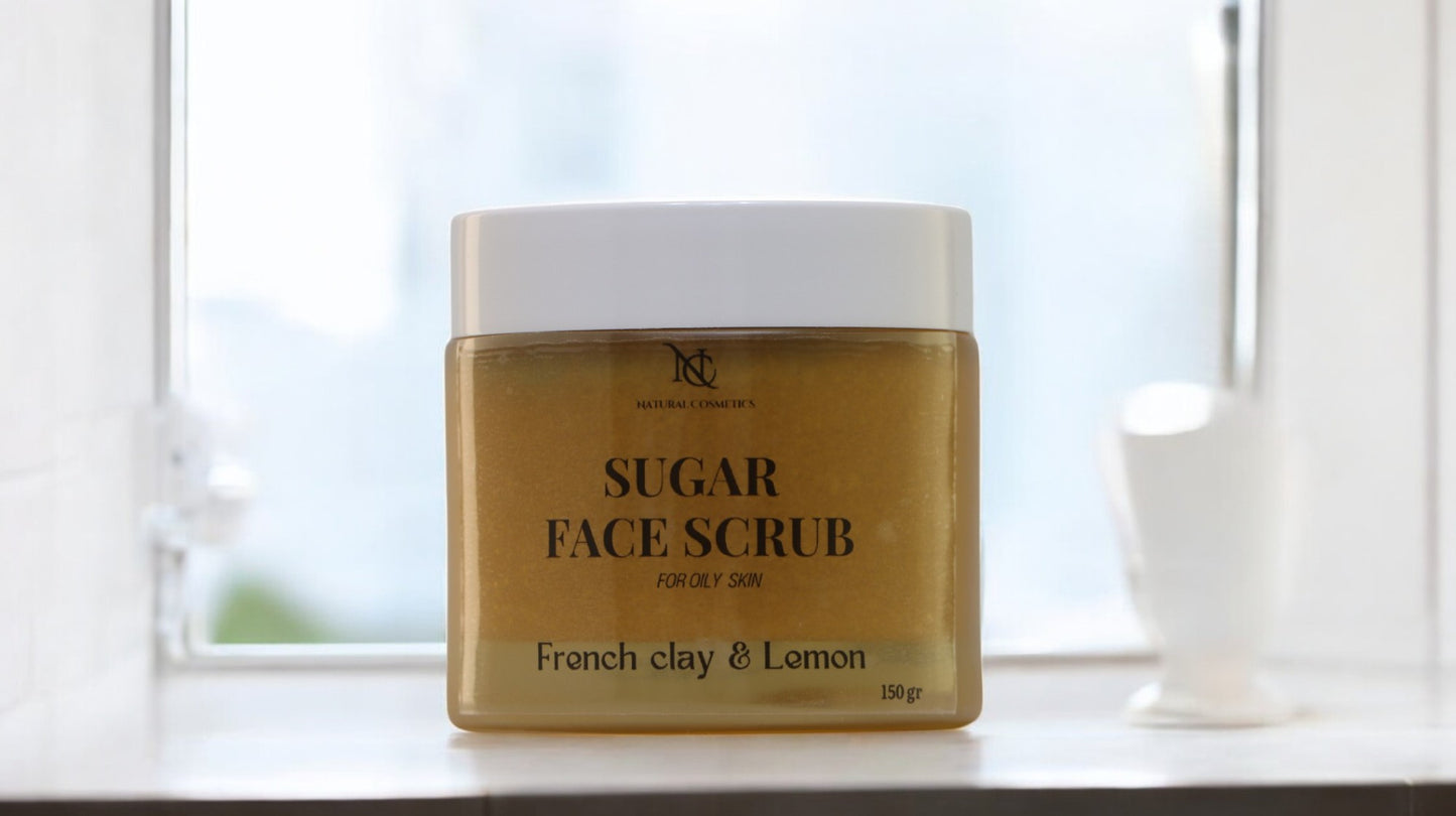 Sugar Face Scrub french clay &Lemon