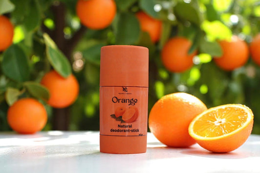 orange deodorant stick
