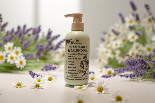 CHAMOMILE AND CALENDULA HAND AND BODY CREAM  200ml